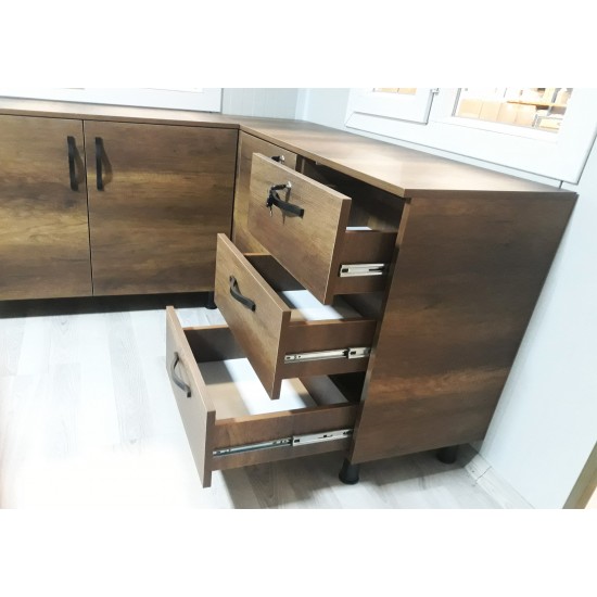 Köşe Ofis Dolabı